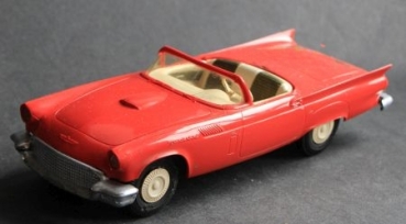 Ford Thunderbird Convertible 1957 US-Dealer Promotioncar Plasticmodel with friction drive (7397)